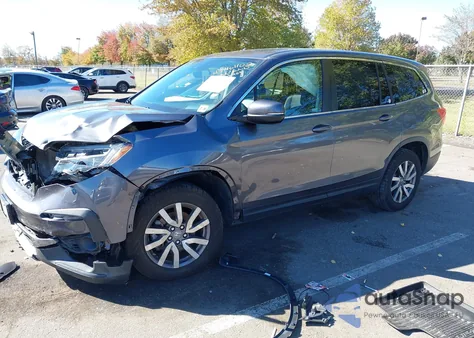 2019 Honda Pilot Ex-L z USA, uszkodzony, nr VIN 5FNYF6H58KB099160